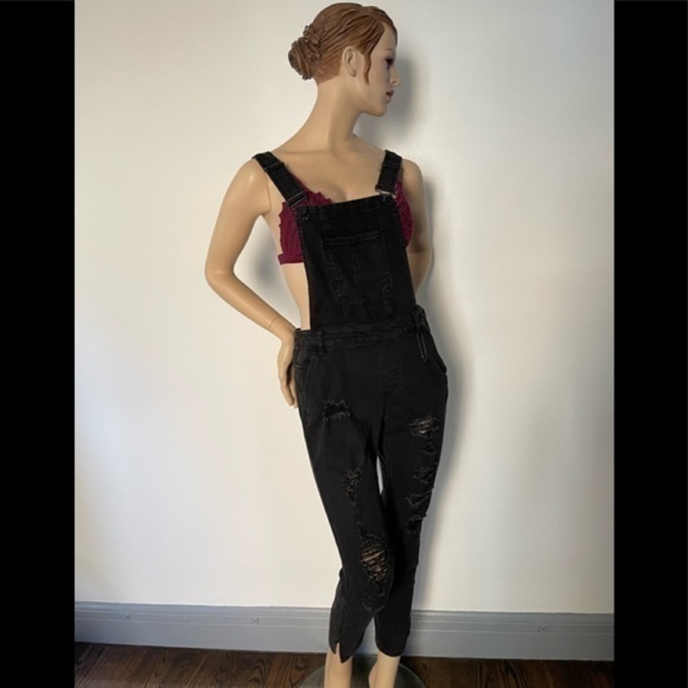 Dollhouse black jumper/overalls
